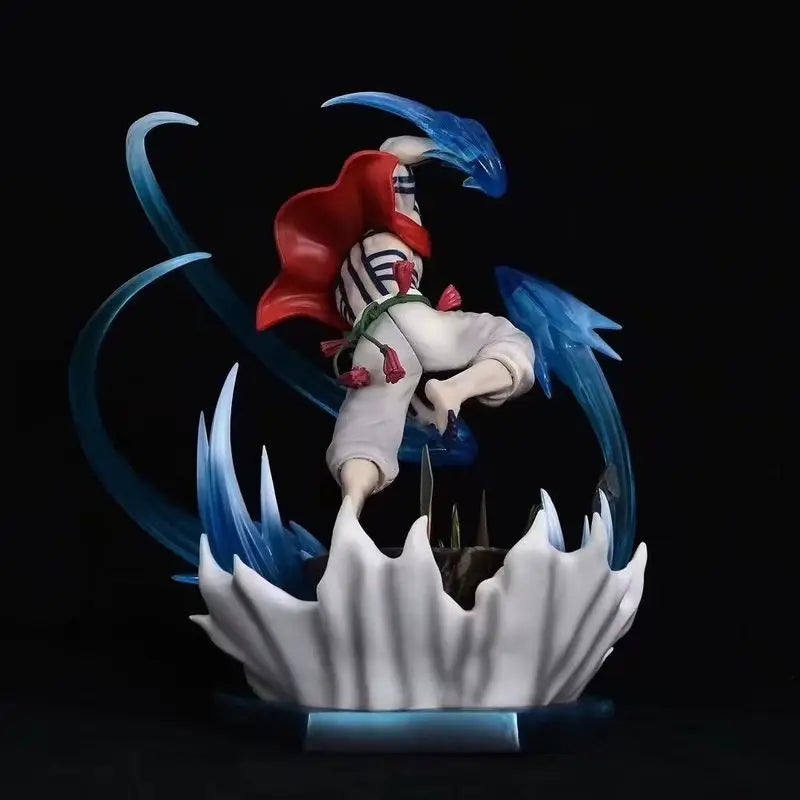 Hot 26cm Demon Slayer Kimetsu No Yaiba Akaza Upper Moon Three Battle Pose  Anime Figure Statue Desktop Decoration Toy