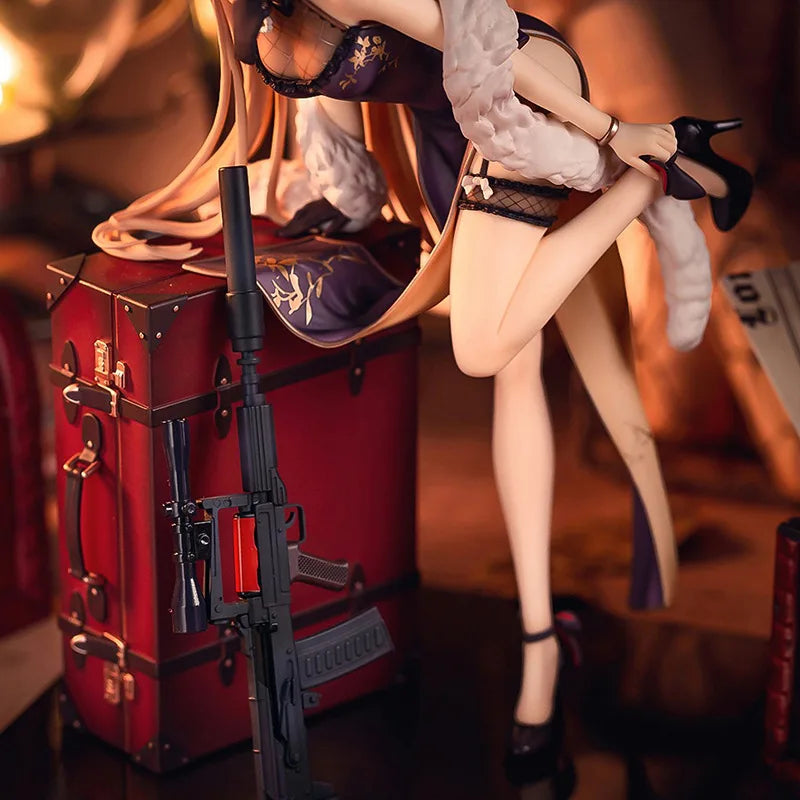 23cm Girls Frontline OTs-14 Full Dress Game Girl Figures Statue Cartoon Girl Models Boys Collectible Toys Ornament Doll Toys