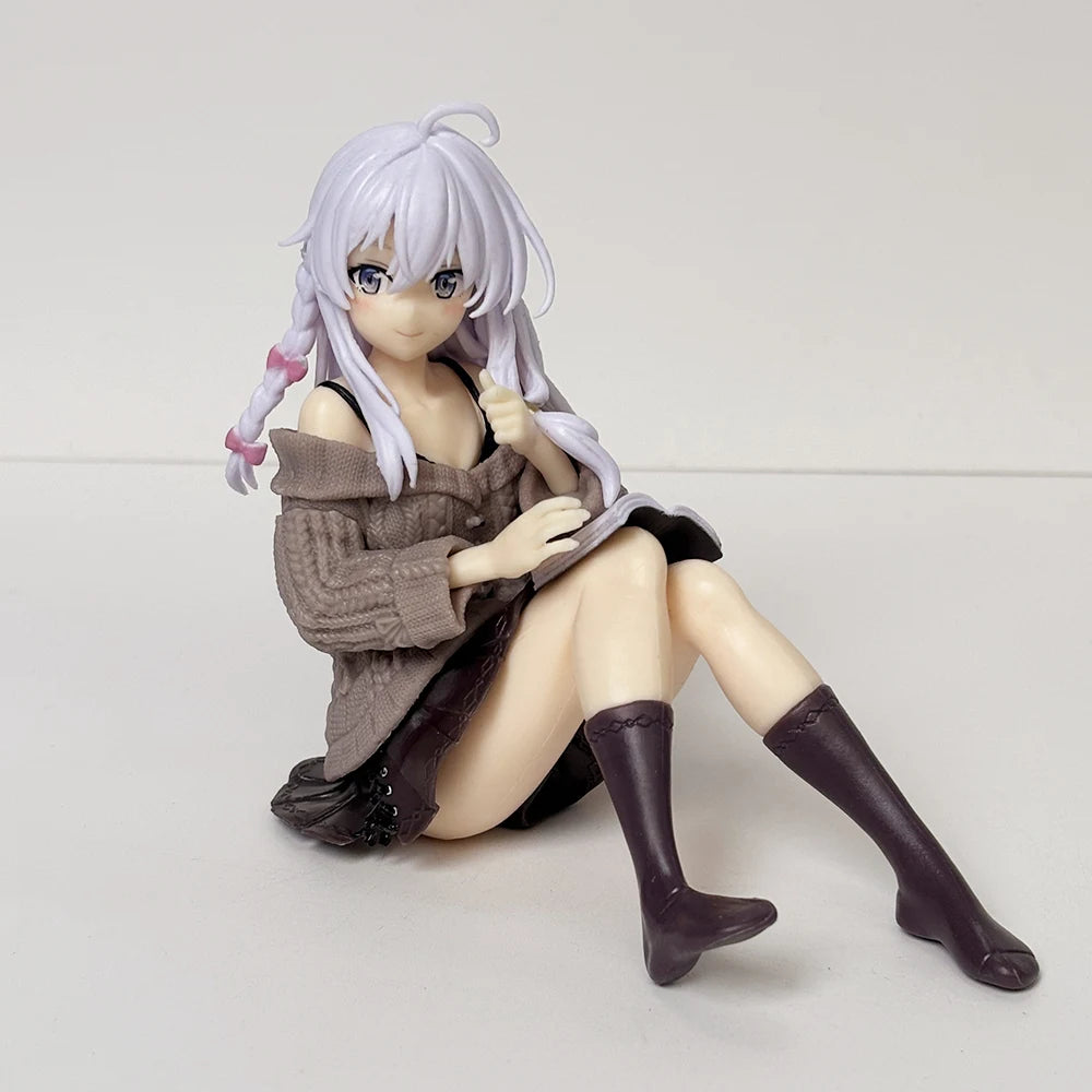 10 cm TAITO Wandering Witch Die Reise von Elaina Elaina PVC Actionfigur Anime Figur Modell Spielzeug Sammlung Puppengeschenk