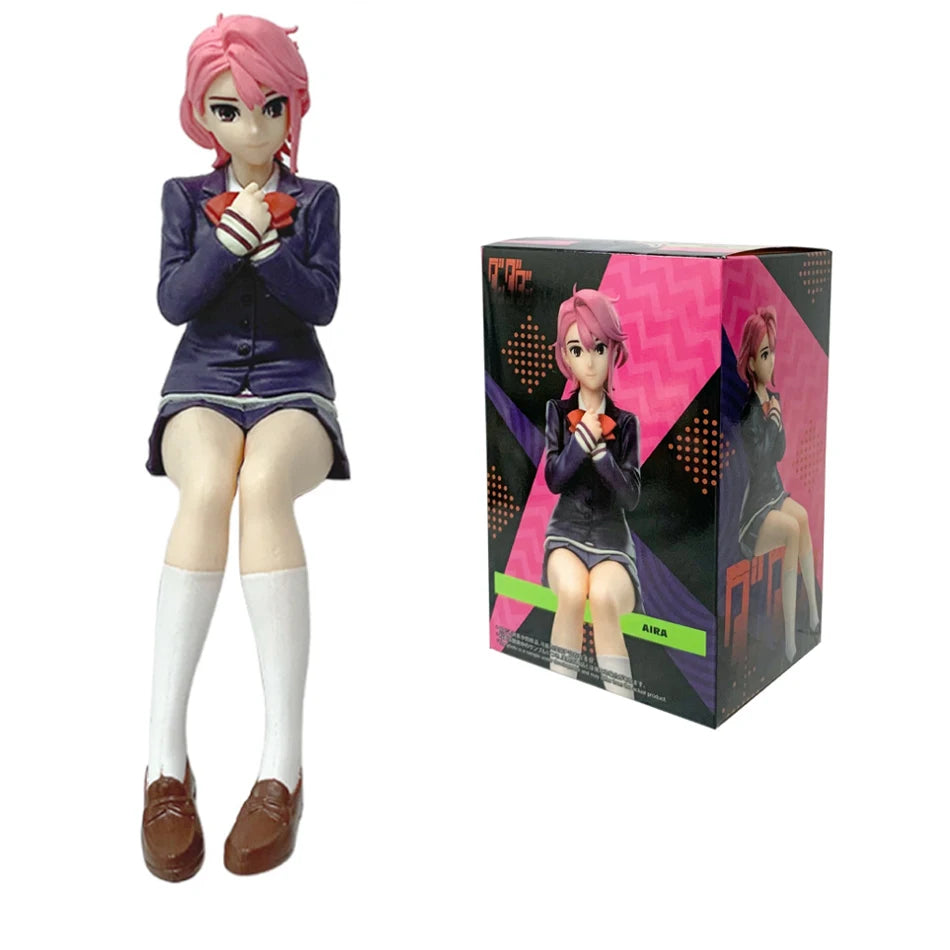 Anime Dandadan Ayase Momo Shiratori Aira Sitting posture S.H.Figuarts Transformed Assembly PVC Action Figures Model Toy Gift