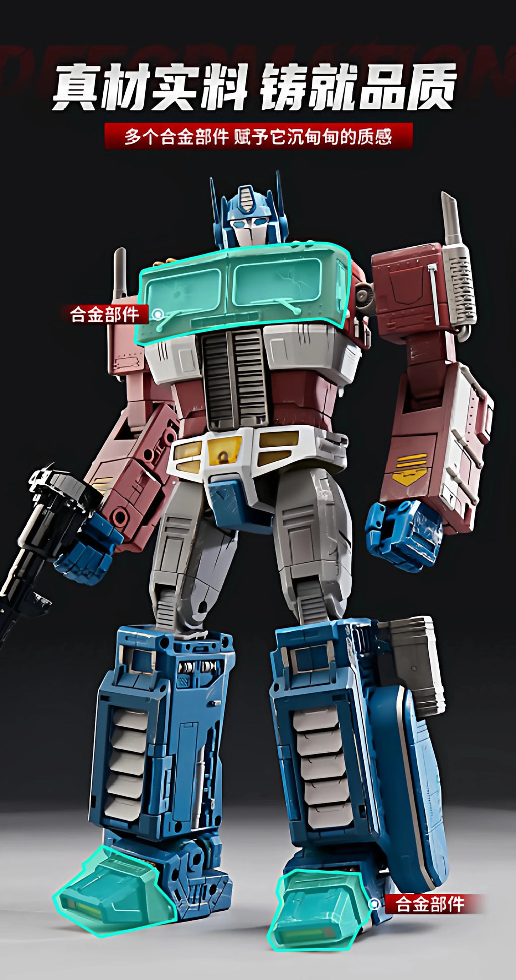 WEI JIANG G1 Transformation OP Prime MPP10 Battle Damage Version Action Figure