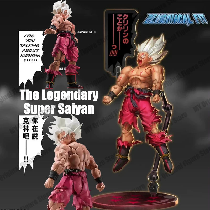Demoniacal Fit Son Goku The Legendary Super Saiyan Action Figure SpiritBomb 40th Limited Dragon Ball Anime Figures Model Toy
