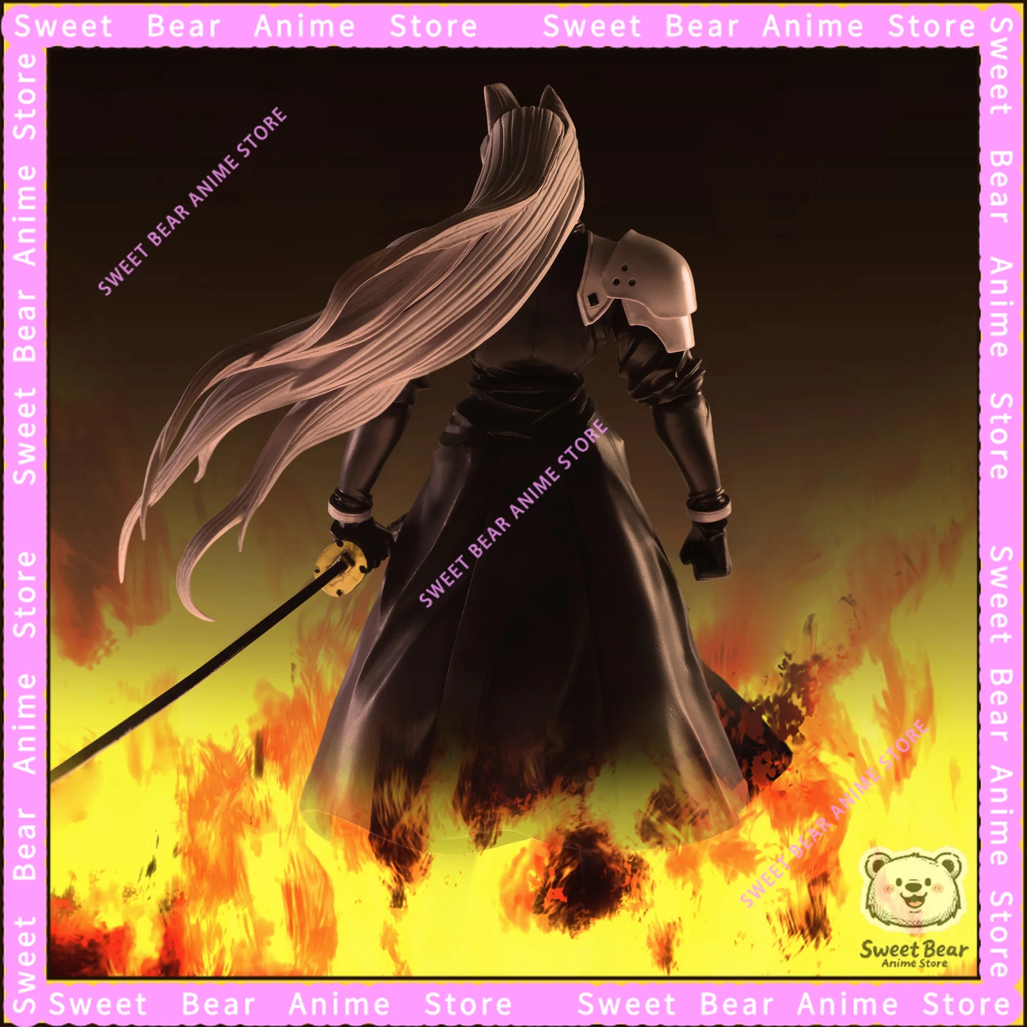 Auf Lager: Square Enix Final Fantasy VII BRING ARTS Sephiroth Actionfigur, Anime-Modell, Trendspielzeug, Schreibtischfigur, Sammlerstück.