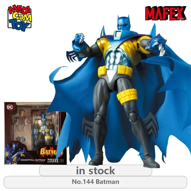 Medicom Toy Original MAFEX BATMAN KNIGHTFALL Series 215 Expedition Batman\216 Bain Anime Action Figure Model Toys Gifts Fo Boys