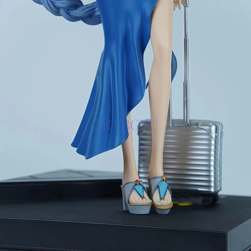 Black Diamond Shenhe Big Scale Anime Figure 48CM Tall PVC Painted Statue Desktop Decor Collectible Model For Genshin Impact Fans