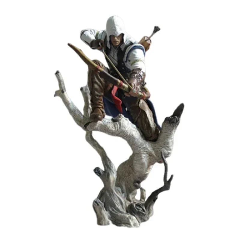 Assassins Creed Series Action Figure Toys Edward James Kenway Connor Figuras Game Anime Peripheral Model Ornament GK Statue Gift