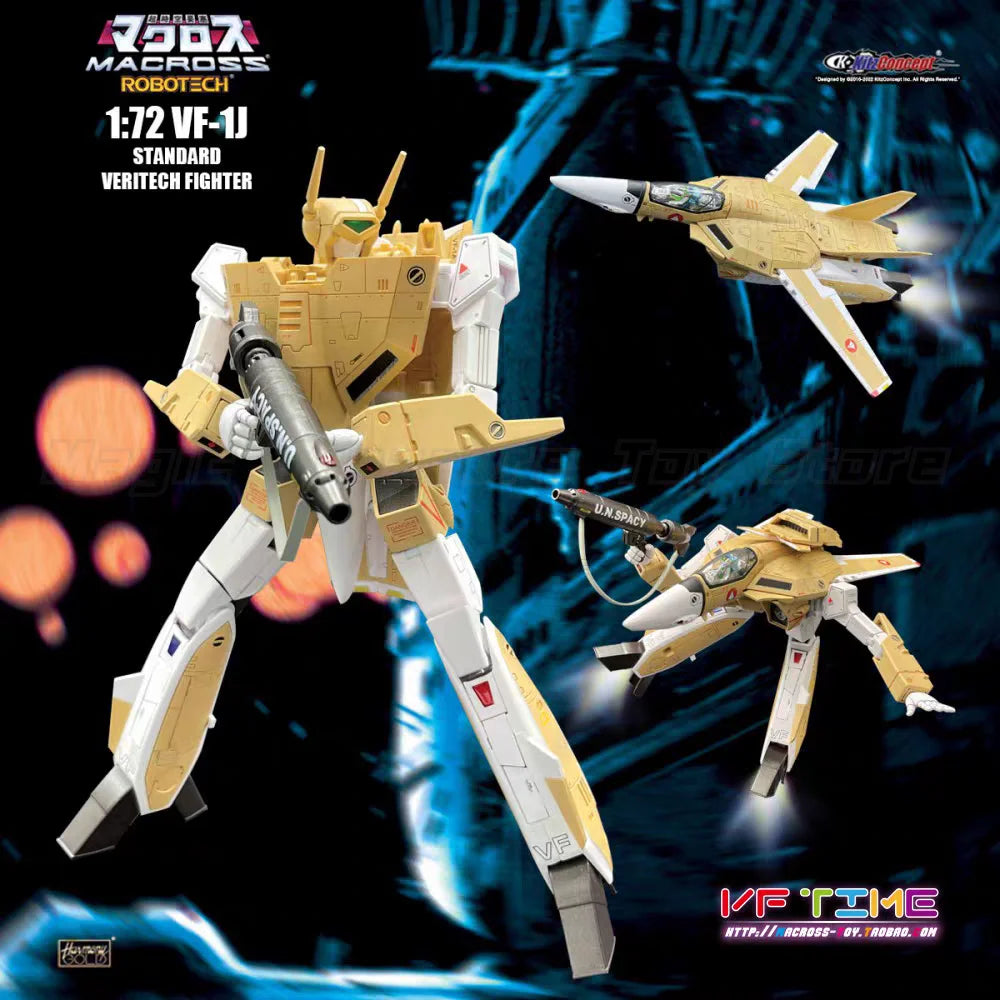 【In Stock】Kitz Concept Robotech Macross Frontier VF-1A Mass-produced Mafia Limited Edition Version 2.5Version 1/72 Finished