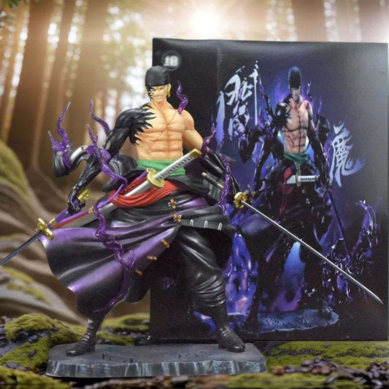 25 см анимационна статуетка Wano Zoro с три остриета, One Piece Figures Dream Roronoa Zoro Grande, фигурка, аниме, PVC колекция, GK модел играчка