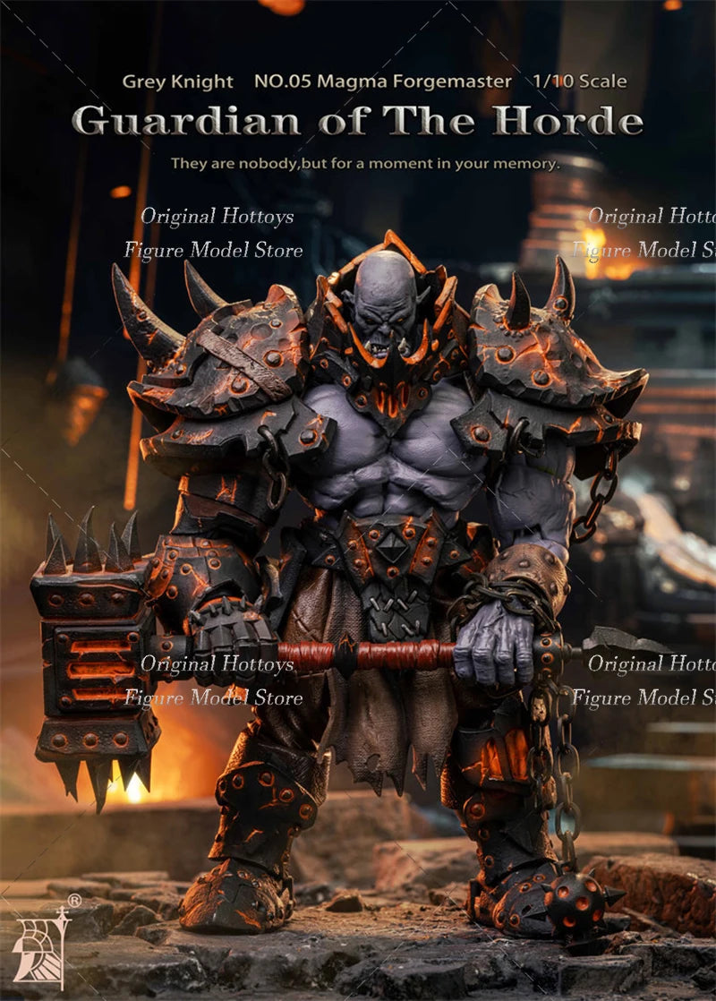 In Stock Greyknight 1/10 Scale Male Soldier Magma Forgemaster Guardian of the Horde Full Set 6-inches Action Figure Doll Gifts