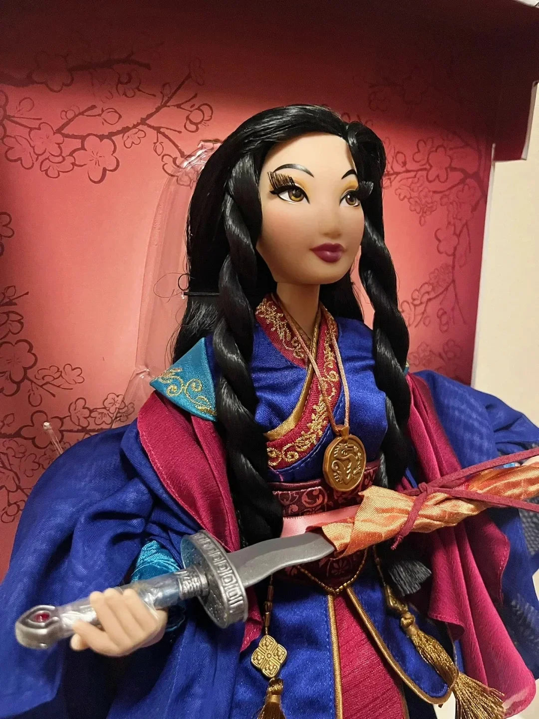 Original Disney Hua Mulan Limited Edition Collection Figure 18 Inches Hua Mulan Chinese Style Action Figurine Doll Anime Model
