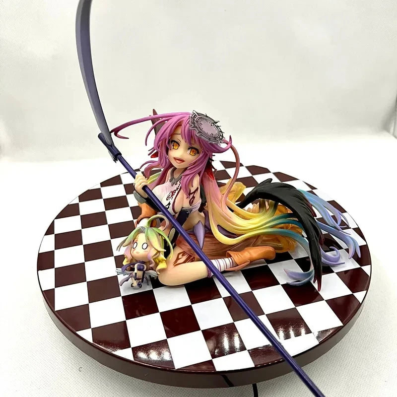 Anime Kein Spiel Kein Leben Jibril Engelsflügel PVC Figur Actionfigur Sammlermodell Puppenspielzeug 14cm