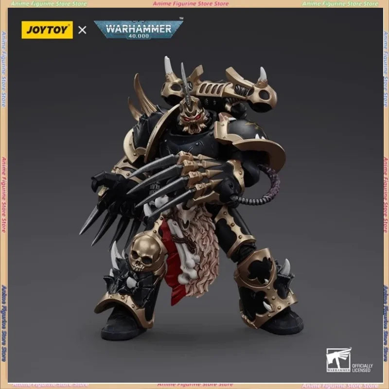 JOYTOY Dark Source Warhammer 40K Black Legion Warmaster Abaddon & Chosen Warriors 1:18 Figure Set Q1 2026