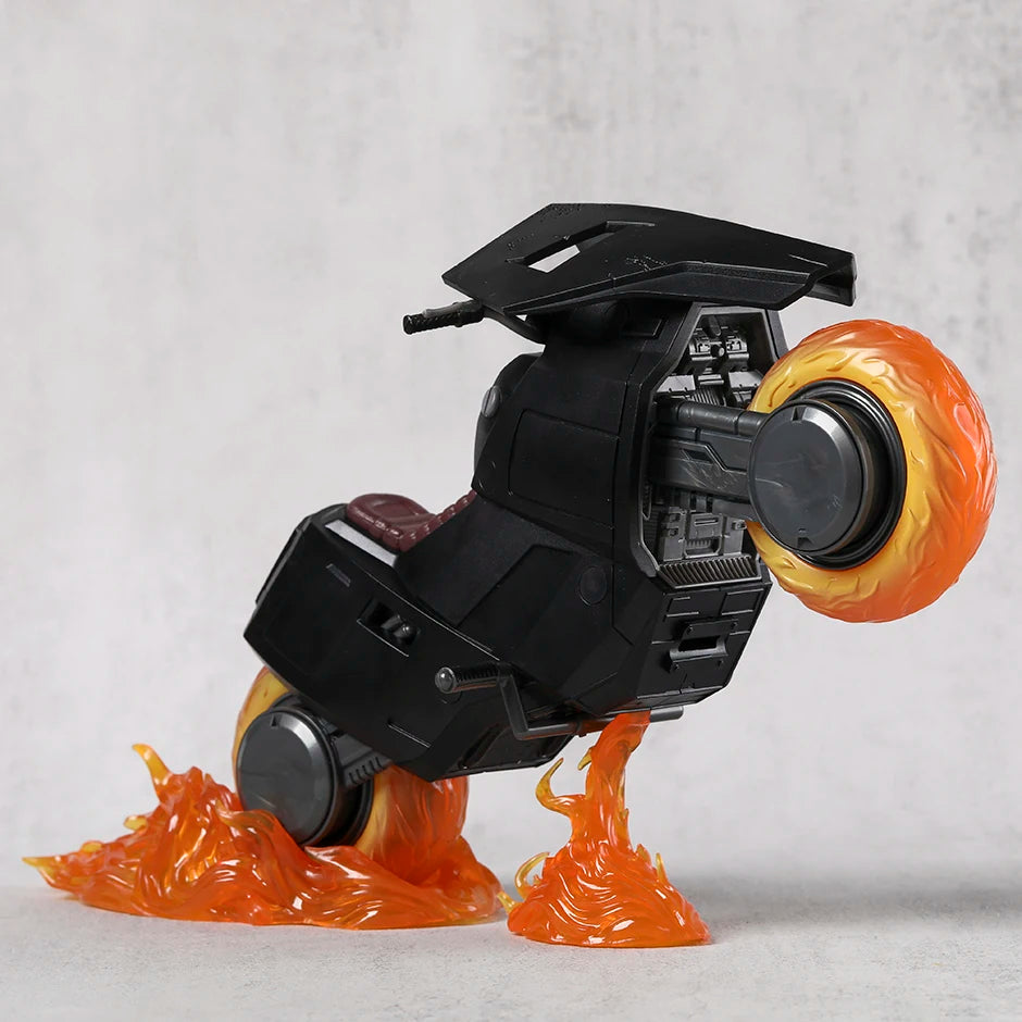 Ghost Rider with Motorcycle Action Figure Joint Movable Model Brinquedos Toy