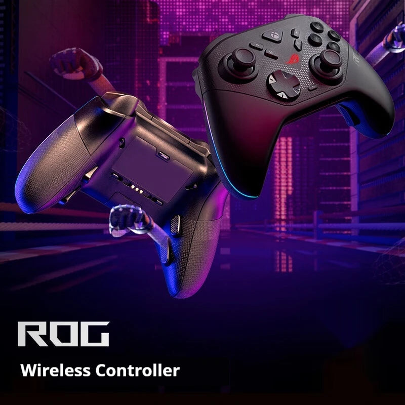 ROG Raikiri 2 Wireless Gaming Controller for PC Wireless 3Mode Connection Ergonomic Design OLED Display Gamer Accessories Gift
