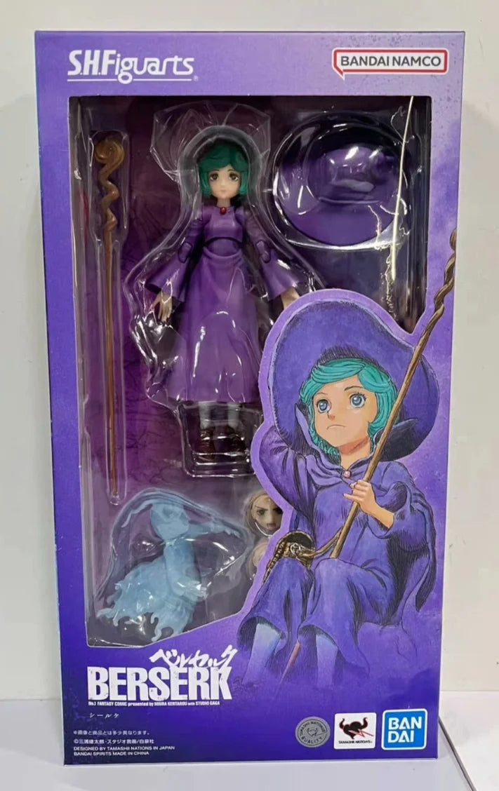 In Stock Original BANDAI SHFiguarts Berserk Schierke Figure Action Anime Genuine Model Boxed Toy