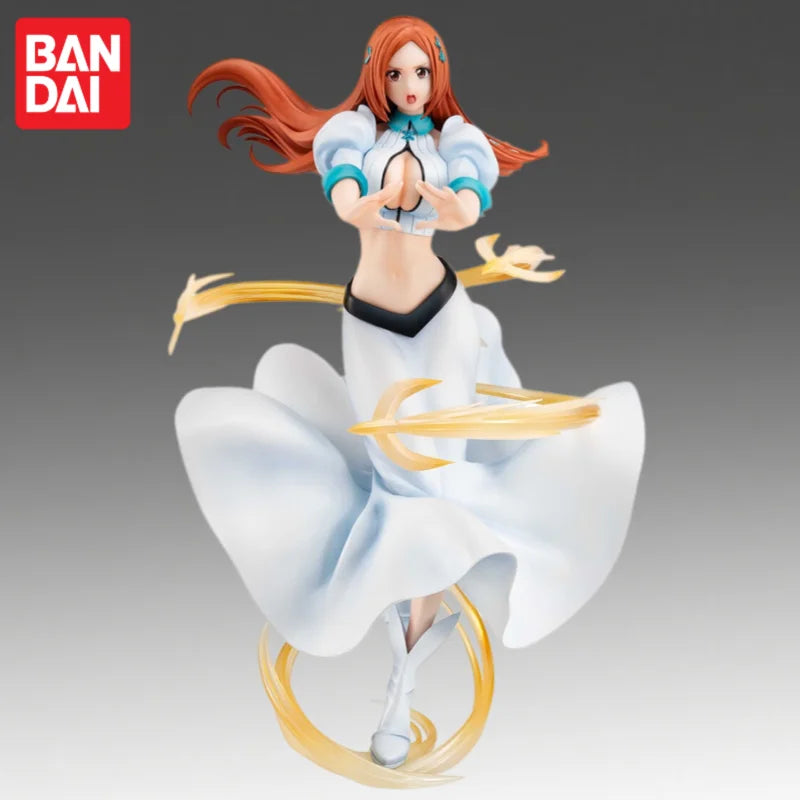 In Stock Bandai Original Megahouse Bleach Inoue Orihime Action Figure Model Doll Brand New Boxed Toys Model Garage