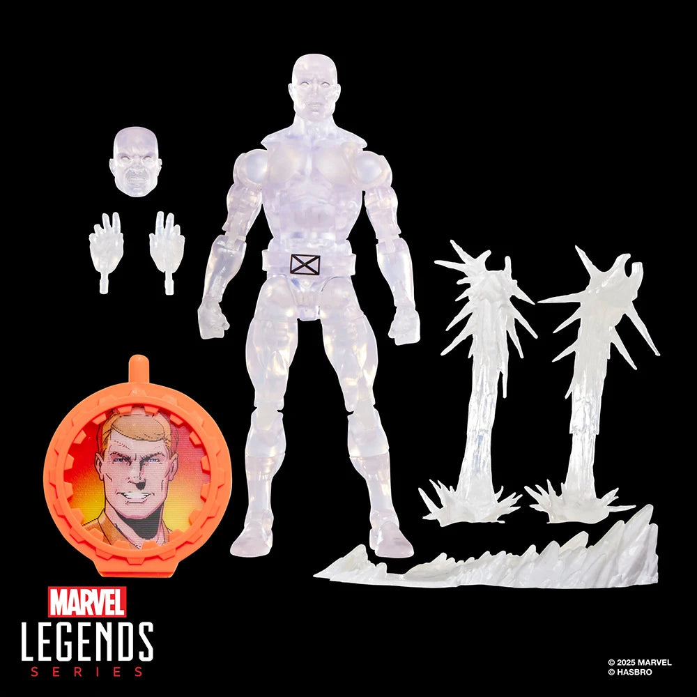 [In-Stock] Hasbro Marvel Legends Series Secret Wars Ice Man 6-Inch-Scale Collectible Anime Action Figure Model Toy Gifts