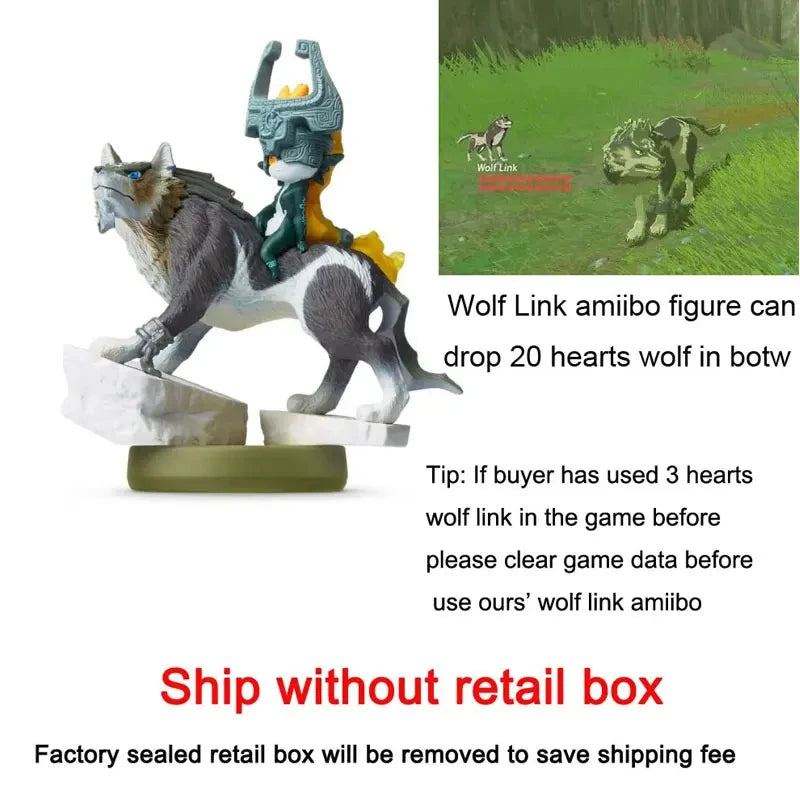 ARTSWIFT Store Wolf Link 20 hearts Figurine Region Free Asia Version Original Brand New Chrismas Gifts In Stock