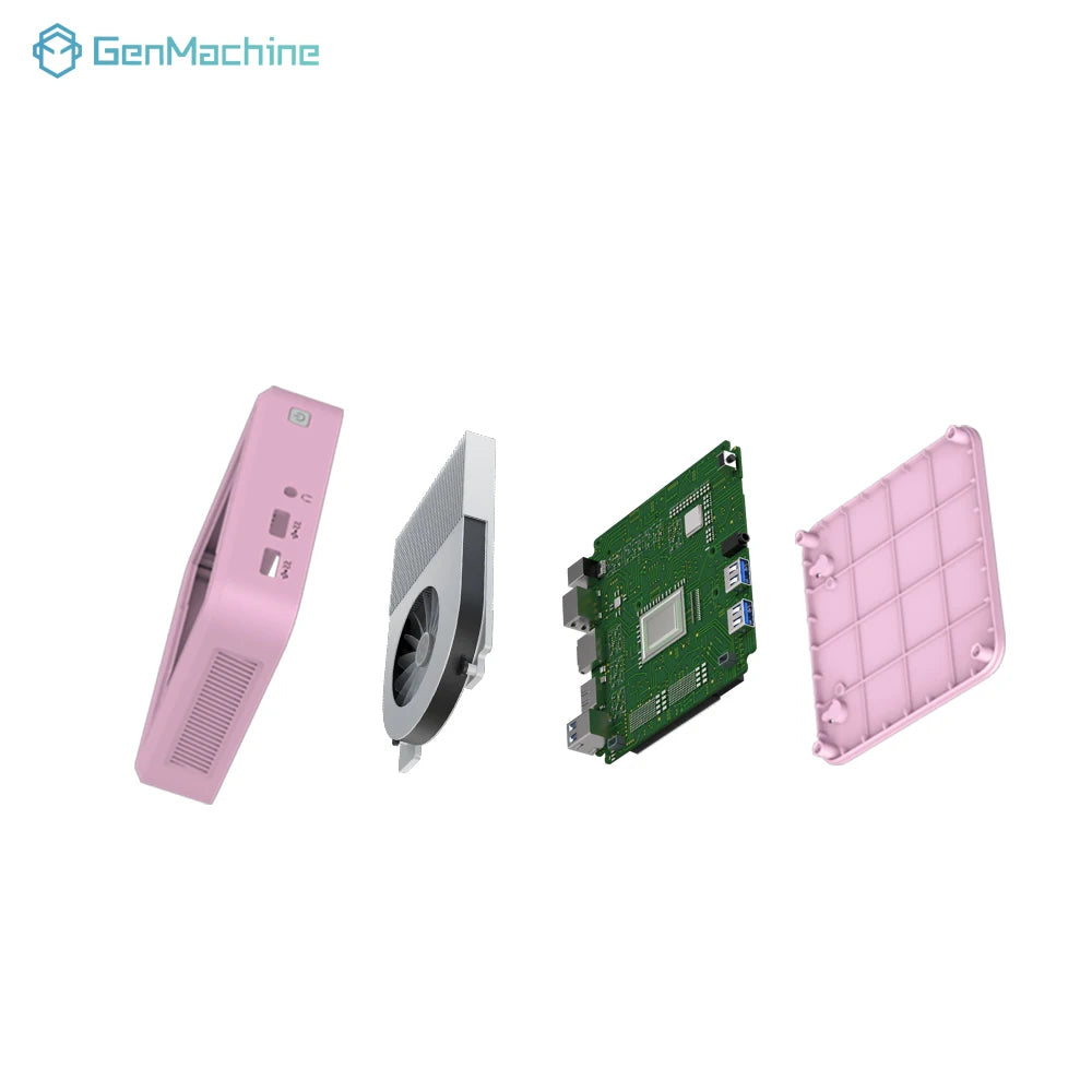GenMachine New Mini PC AMD 3750H 16GB+256GB CPU Windows 11 Ryzen DDR4 USB WIFI 5 1000M AMD NUC Gaming Diy Gaming Computer Ordena