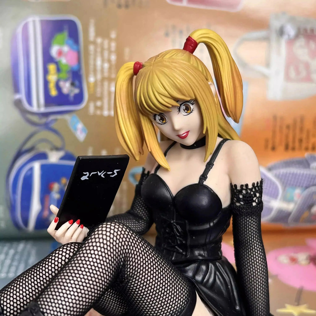12CM Anime Death Notes  Misa Figure Toy Car Deathnote L Killer Misa Amane Figure Doll Collection Model Toy  Gift Ornament New
