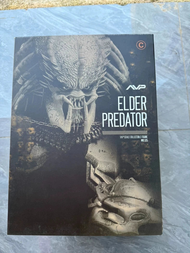 In Stock 1/6 Predator Hc Flower Crab Elder B C Version Scarred Predator Action Figure Model Desktop Collection Decoration Toy