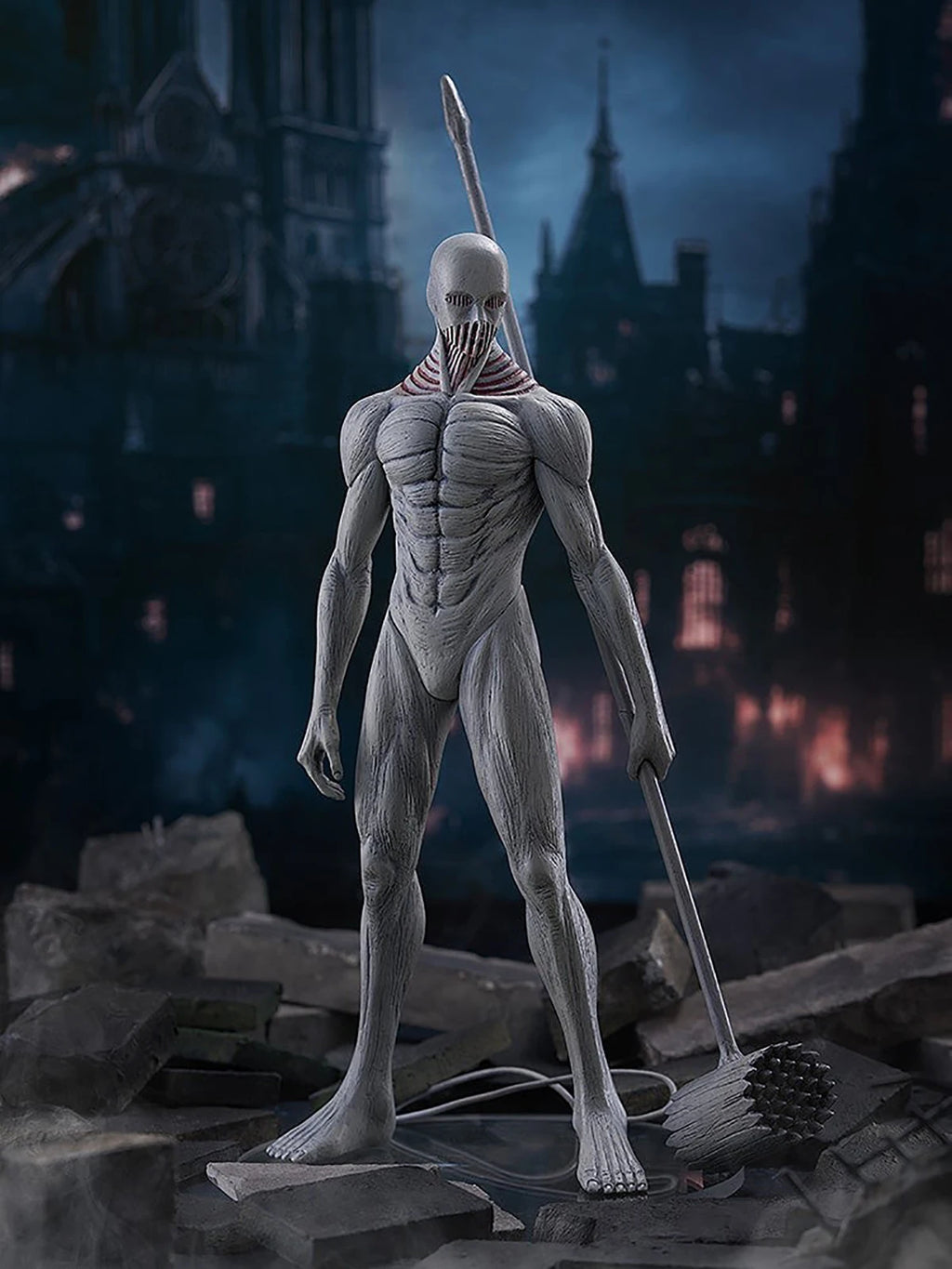Original Genuine Good Smile Company Prepainted Pop Up Parade Shingeki No Kyojin Sentsui No Kyojin L H=250mm Anime Model Figure