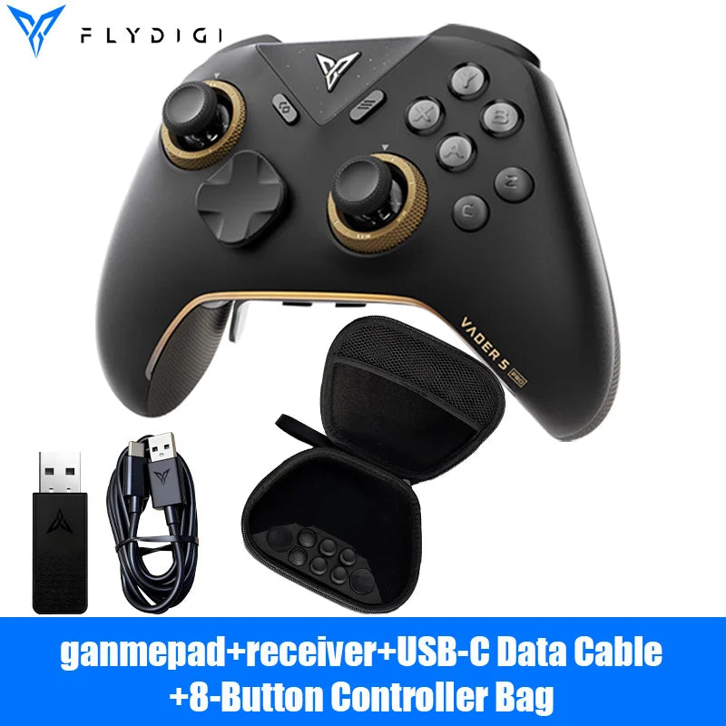 In Stock Flydigi Vader 5 Pro global version Wireless Bluetooth Gamepad Controller Multi-Platform for PC NS2 Mobile Steam Tablet