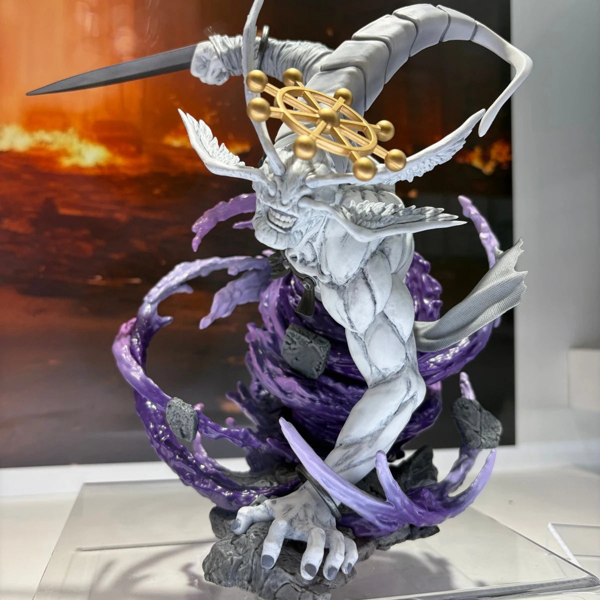 Anime Jujutsu Kaisen Makora Figure Shibuya Incident 3 Prize: The Eight-wielding Sword Strange Ring God General Makora Model