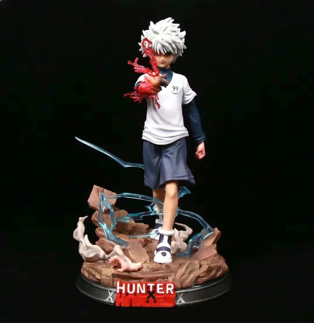 27cm Hunter×Hunter Figure Killua Zoldyck Anime Figures Figurine Model Pvc Statue Doll Collection Desk Decoration Toys Kids Gifts