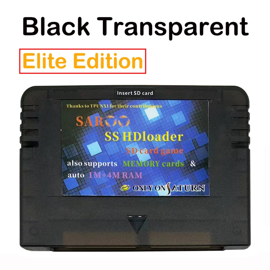 2025 Newest V0.7 SAROO SS HDloader Game Reader Cartridge Card Support SD TF Menory Cards Play Games Without CD for Saturn System