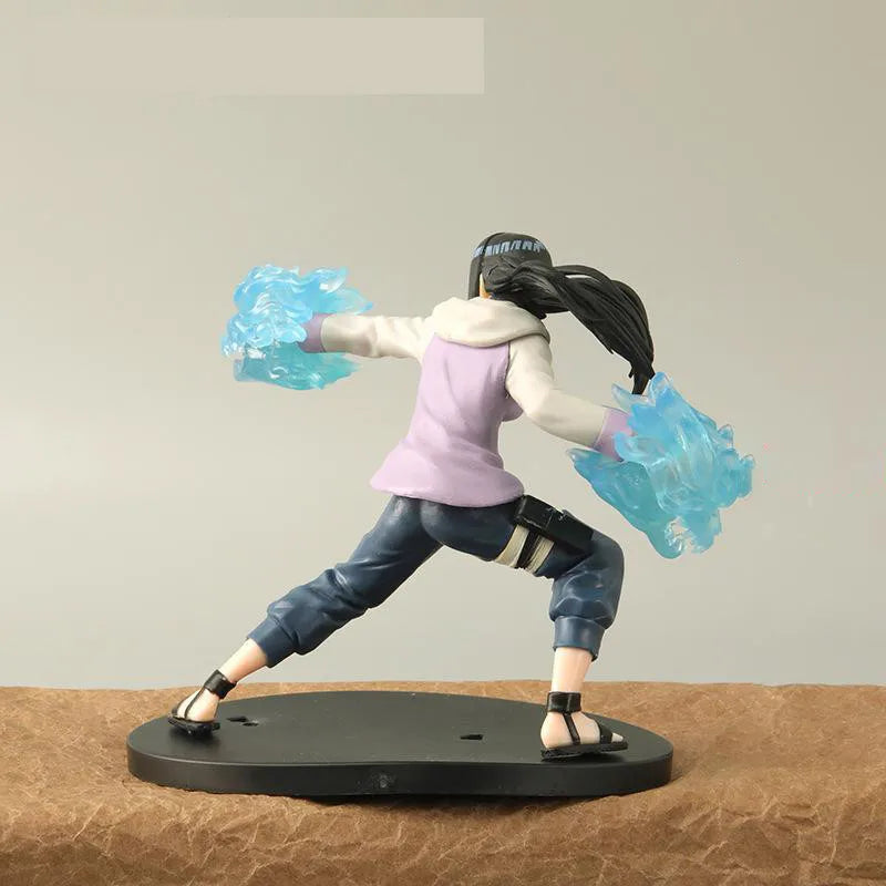 16 cm Naruto Anime Figur Rock Lee Hyuuga Hinata Roubu Doppellöwe Faustkampf Actionfigur Sammlung Modell Puppe Spielzeug Hobbie
