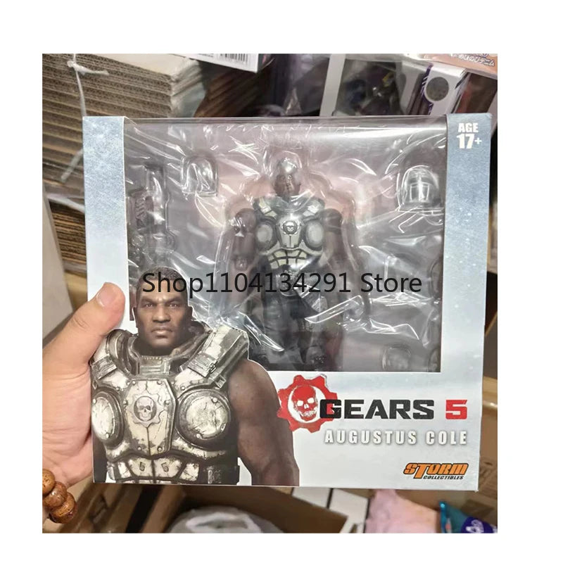 Original Storm Toys 1/12 Marcus Fenix Gears of War Soldier Model 6'' Beast Rider 18 cm Action Figure Model Gift Collection