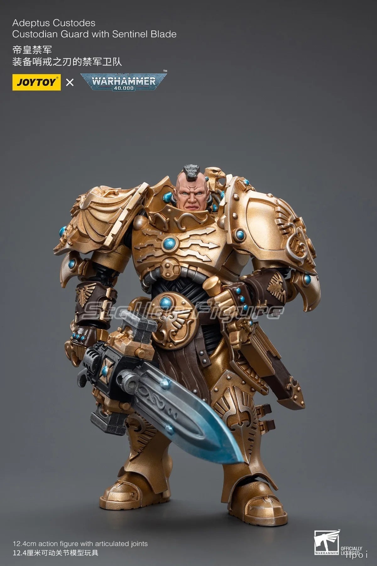 【SF】JOYTOYS 1/18 Action Figure Adeptus Custodesv Custodian Guard with Sentinel Blade Model Toys Gifts Collection Ornaments