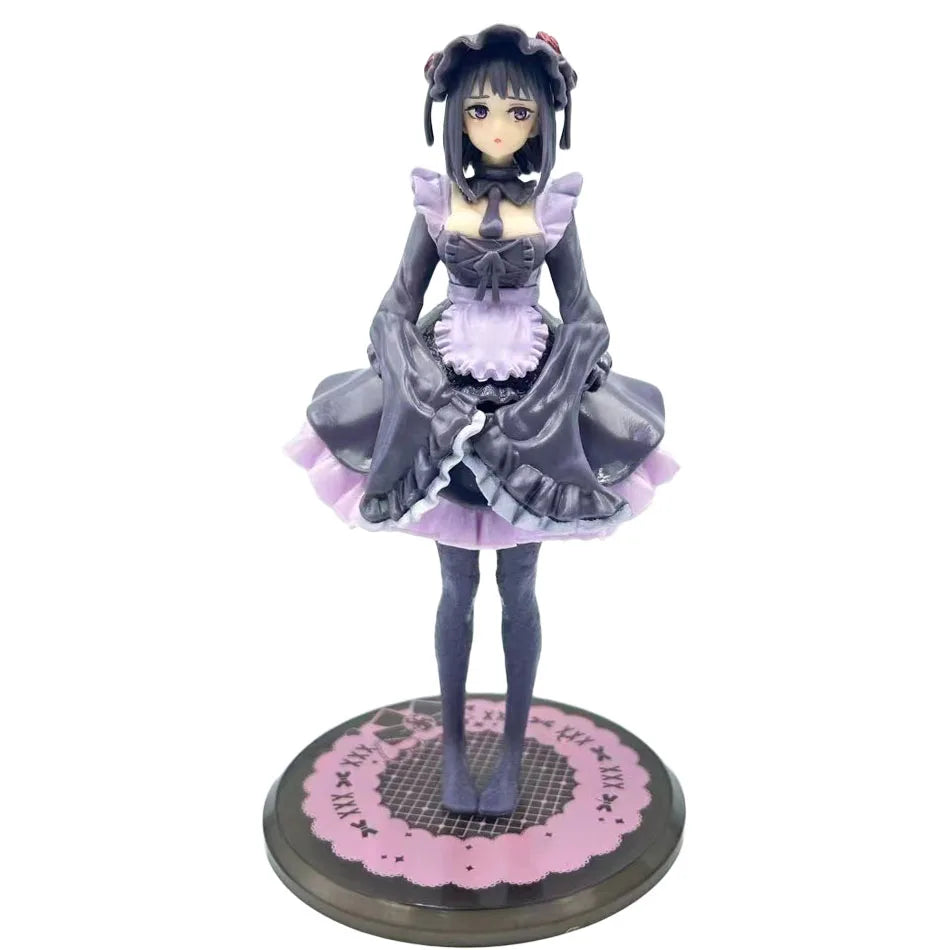 19 см My Dress-Up Darling Аниме екшън фигурка - Черна прислужница Костюм Kitagawa Marin Shizuku Kuroe Фигурка Колекция Модел играчка Подарък