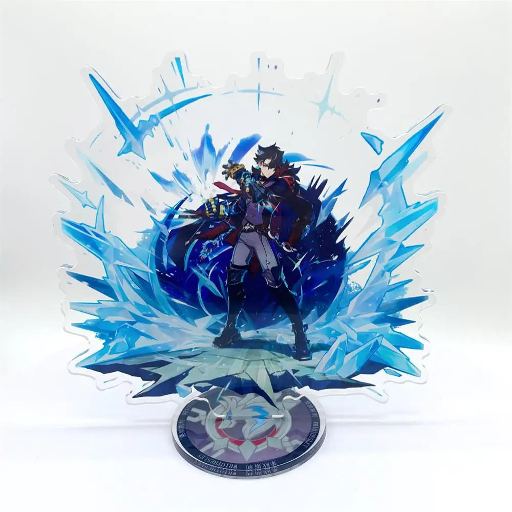 Anime Figur Genshin Impact Furina Arlecchino Xiao Yae Miko Yelan Acryl Stand Modell Platte Schreibtisch Dekor Stehende Zeichen Fans Geschenk