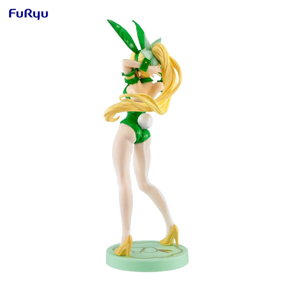Original in Stock FuRyu BiCute Bunnies Sword Art Online Leafa Anime Figure Action Figure Collection Model Decoration Kawaii