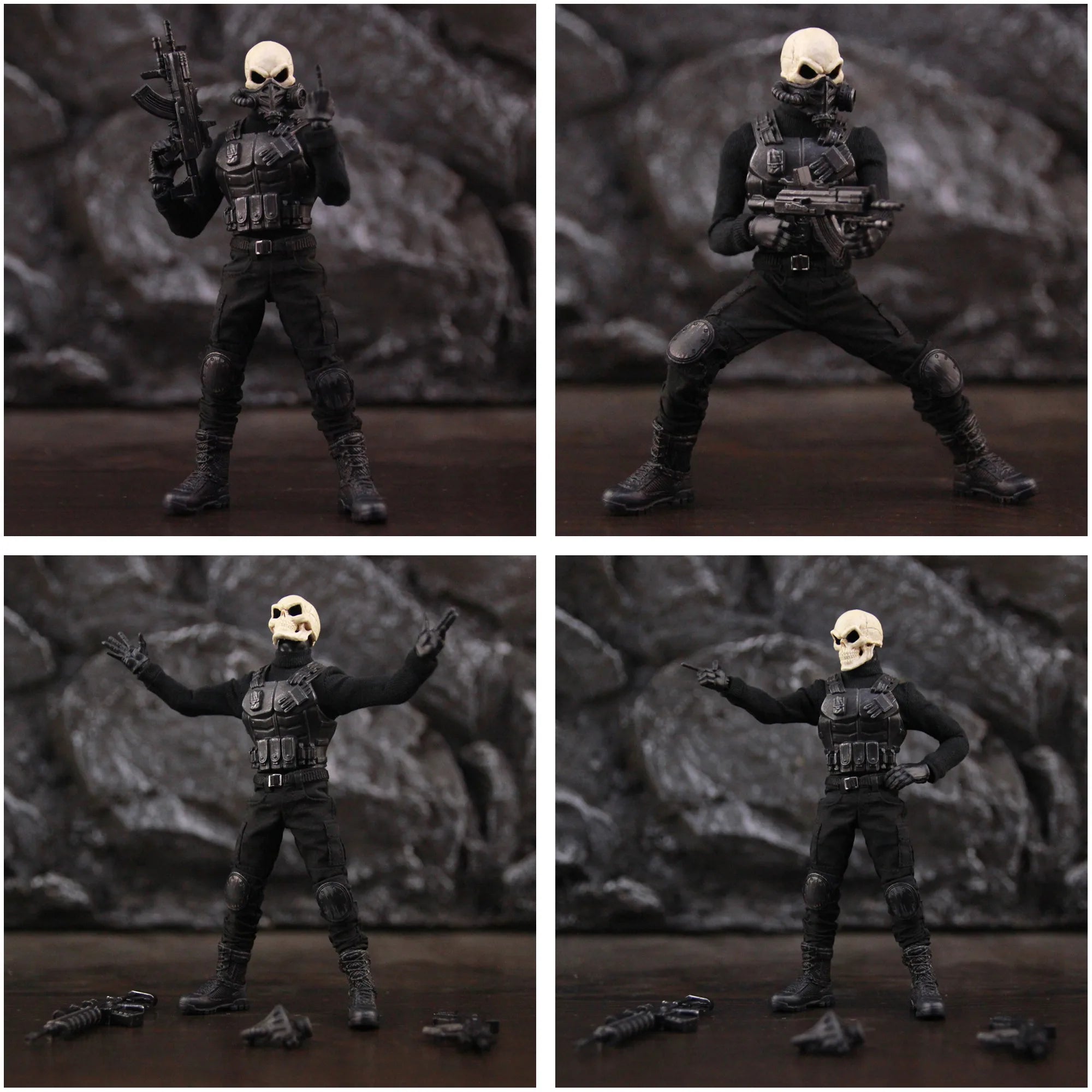 Male Soldier Special Forces Series Task Forces Soldier Skull Sergeant Master 6" Action Figure ONE:12 1:12 1/12 Toys Doll Model