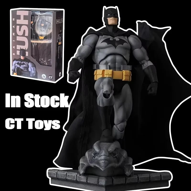 CT Toys Batman Mafex 126 Action Figure - DC Batman Shf Anime Collectible Figurine Statue Model Customized Gift for Kids