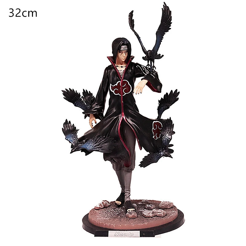 Japanese Anime Hand-made Naruto Nine-Tails Naruto Shippuden Uchiha Itachi Six Knife Class Toad Naruto Collection Toys