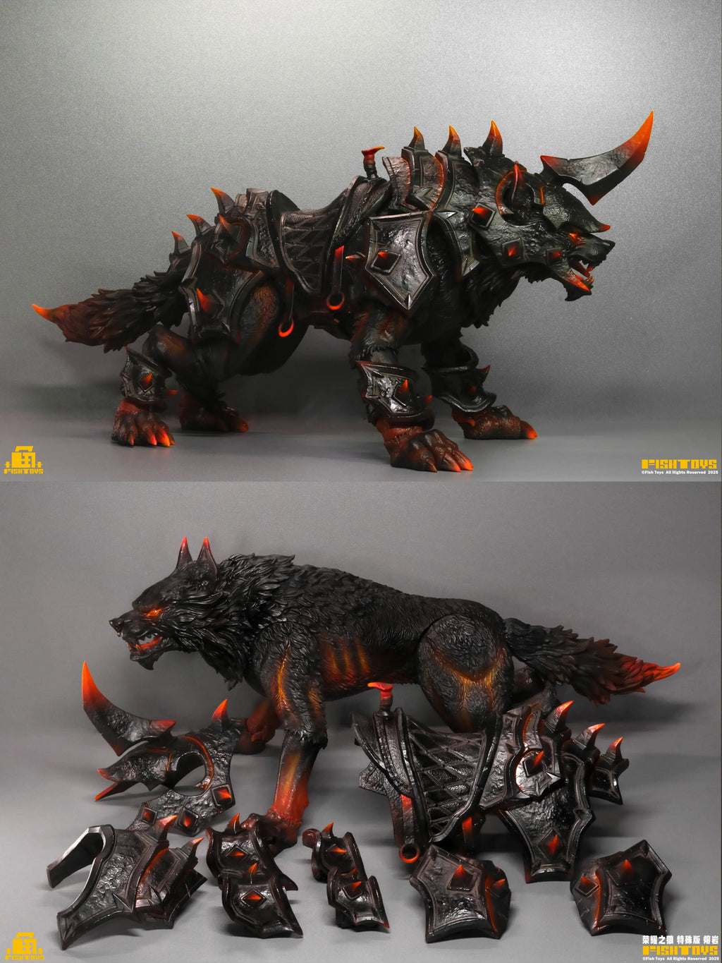 In Stock Originate Fish Toys The Wolf of Glory LAVA Model 1/12 Movability Model Toys Collect D20Studio