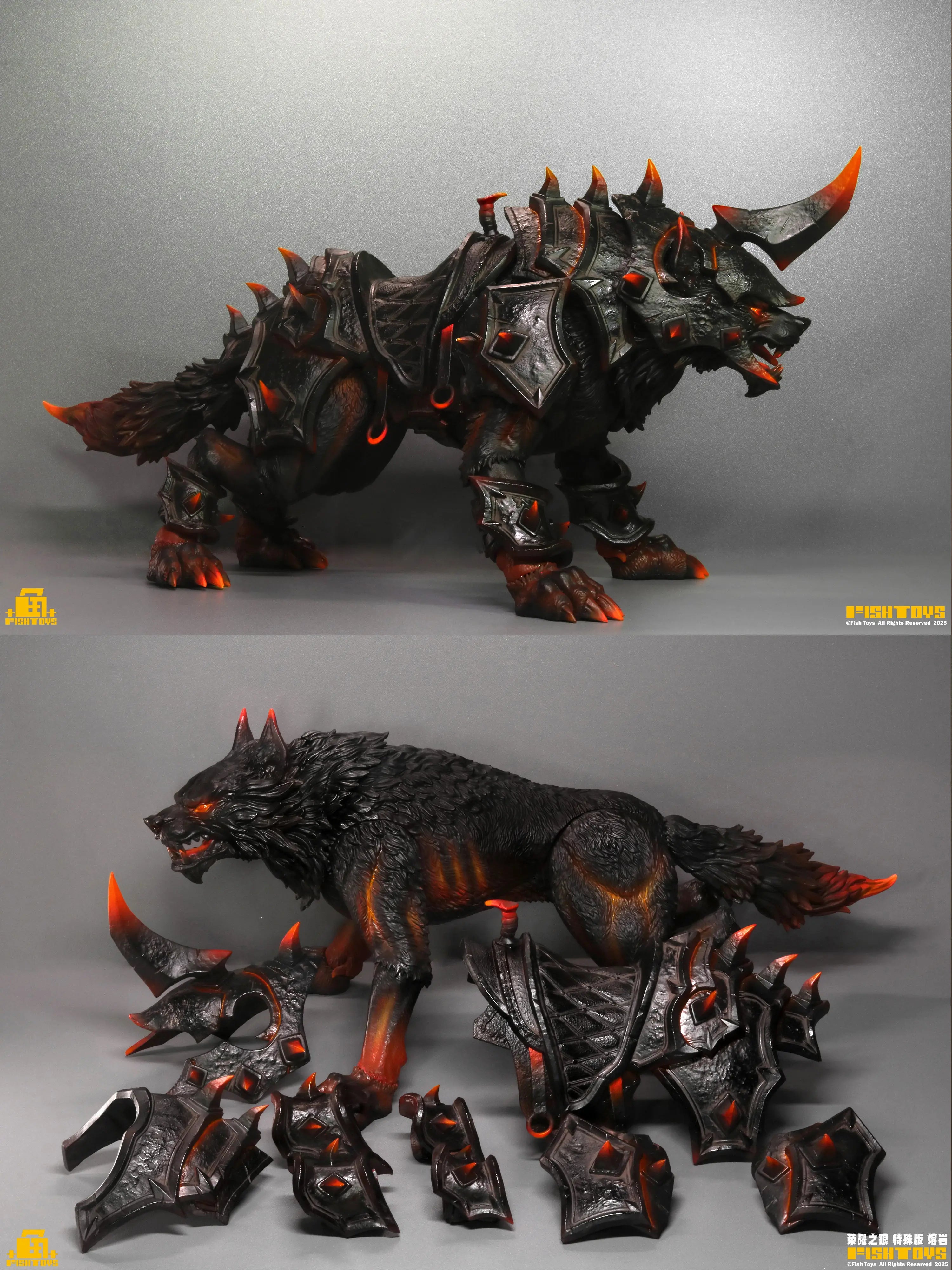 In Stock Originate Fish Toys The Wolf of Glory LAVA Model 1/12 Movability Model Toys Collect D20Studio