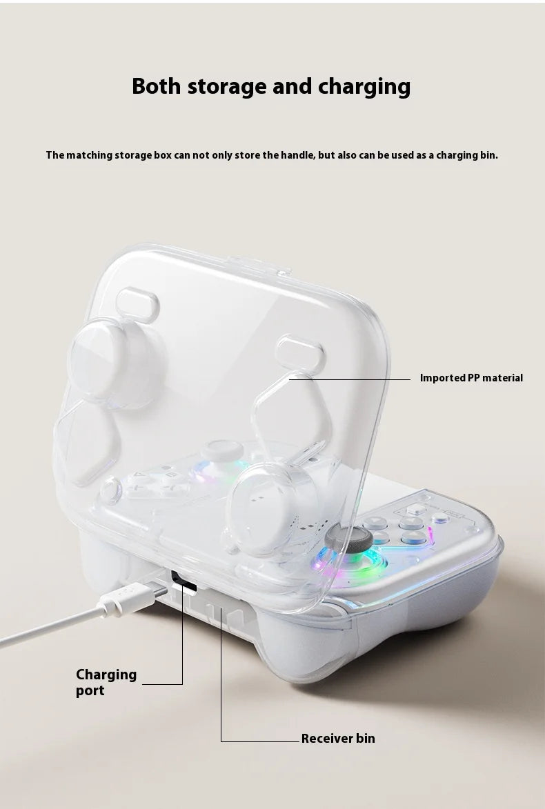 Aolion J20 Wireless Knight Gamepad für links und rechts, RGB-Bewegungssensor, Hall-Joystick für Nintendo Switch 1/2, Controller-Zubehör 