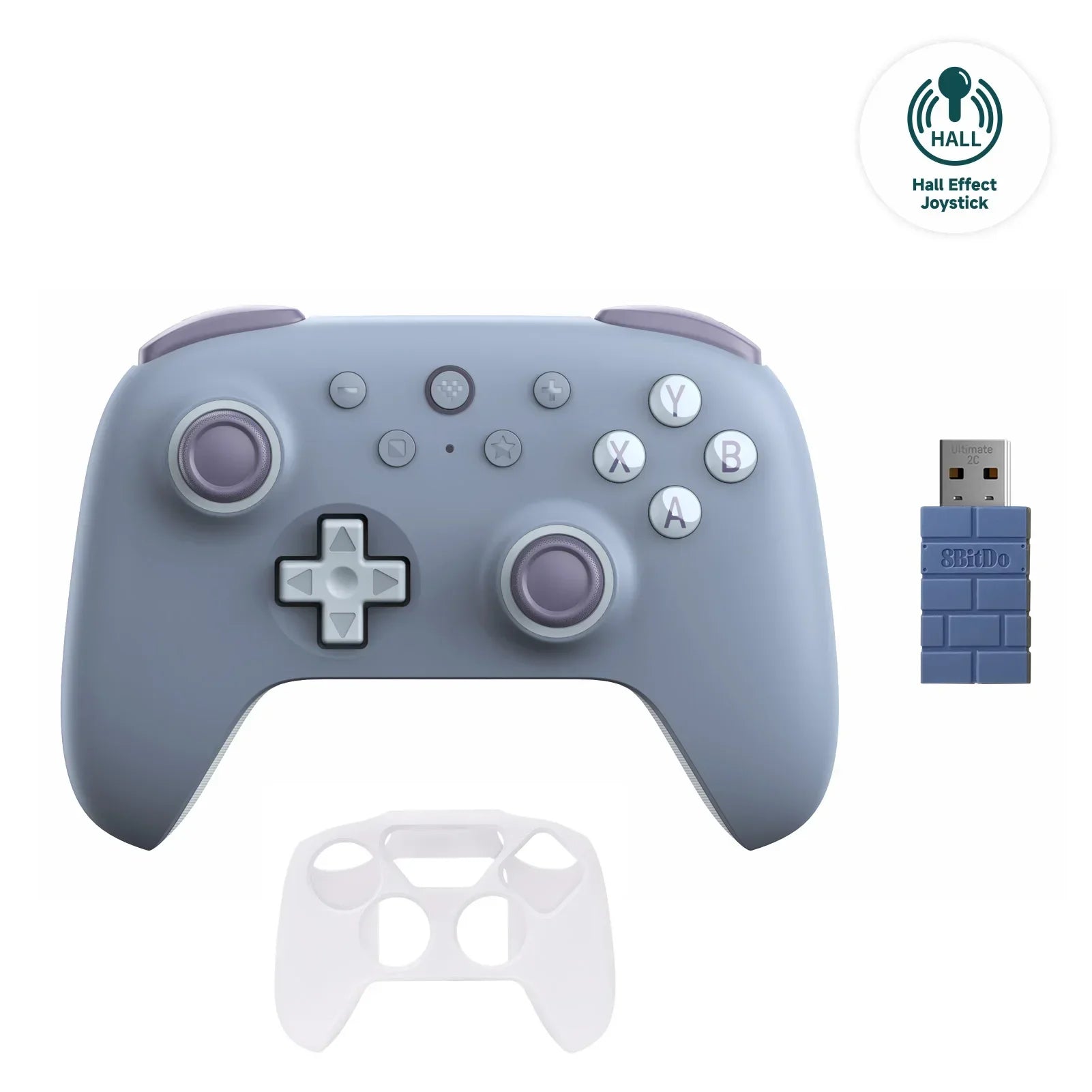 8BitDo Ultimate 2C Wireless Gaming Controller New Color Gamepad Joystick for PC Windows 10/11 Steam Deck Raspberry Pi Android