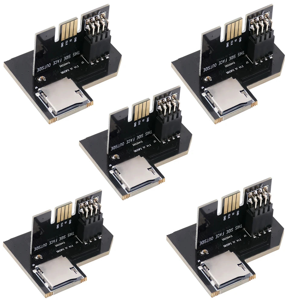 BitFunx TF MicroSD Card Adapter SD2SP2 POR For Nintendo Gamecube NGC NTSC Serial Port 2- Gold HQ ENIG Surface