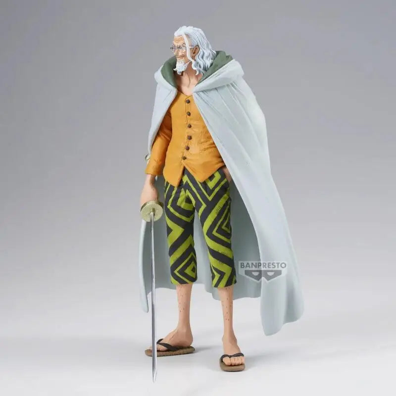 In Stock [Genuine] Bandai Banpresto One Piece King of Artist Silvers.rayleigh Anime Figure Model Doll Collector Figurine Toys
