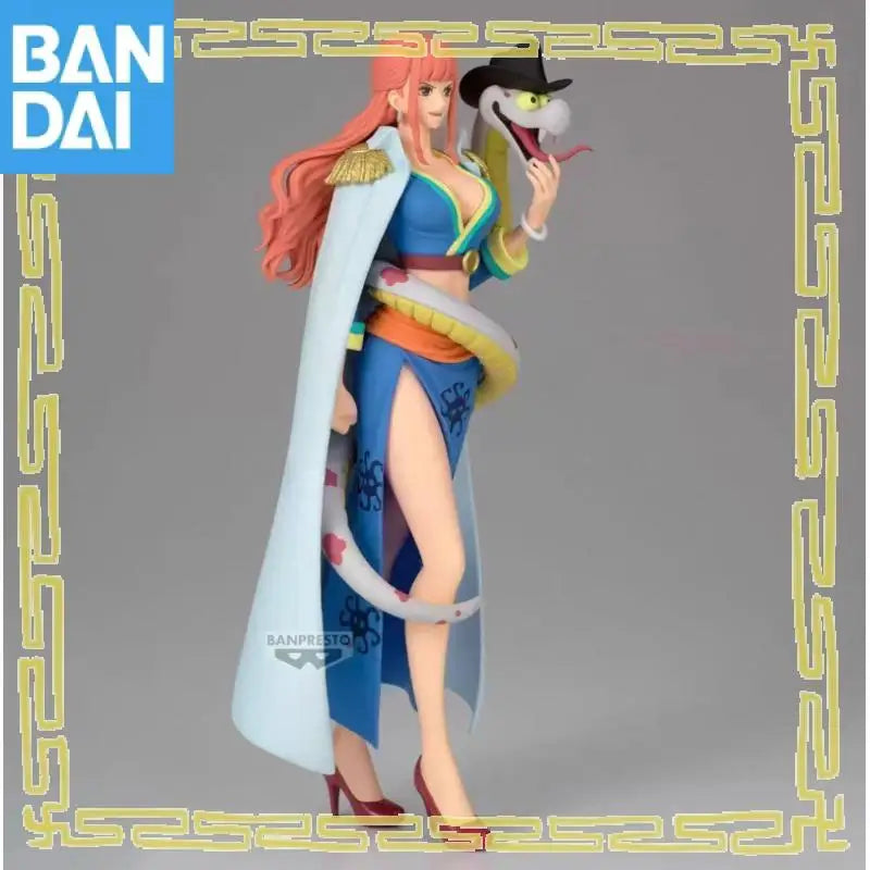 Genuine Bandai Namco Banpresto One Piece Battle Record Collection Gloriosa Pvc Figure Model Collector Desktop Ornament Toy Gift