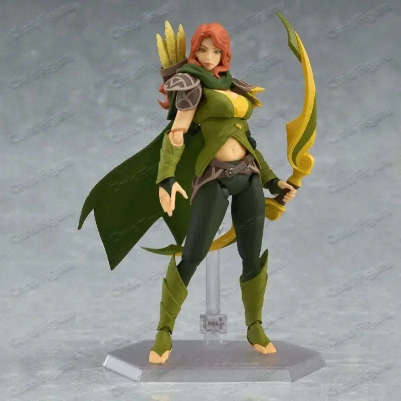 In Stock Authentic Max Factory Figma SP-070 Dota 2 Windranger Articulated Action Figure, Collectible Toy Gift