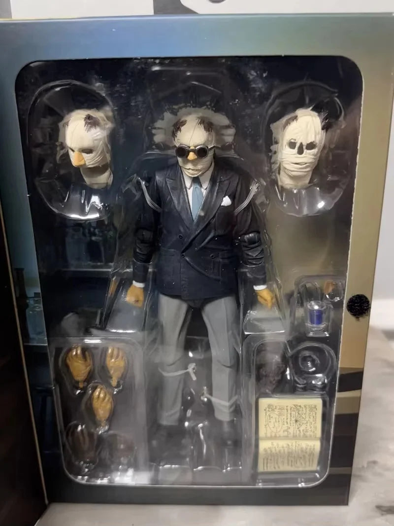 Universal Monsters The Invisible Man Action Figure NECA 04818 Figuras Manga Figurine Toys 7-Inch Movable Model Doll Original