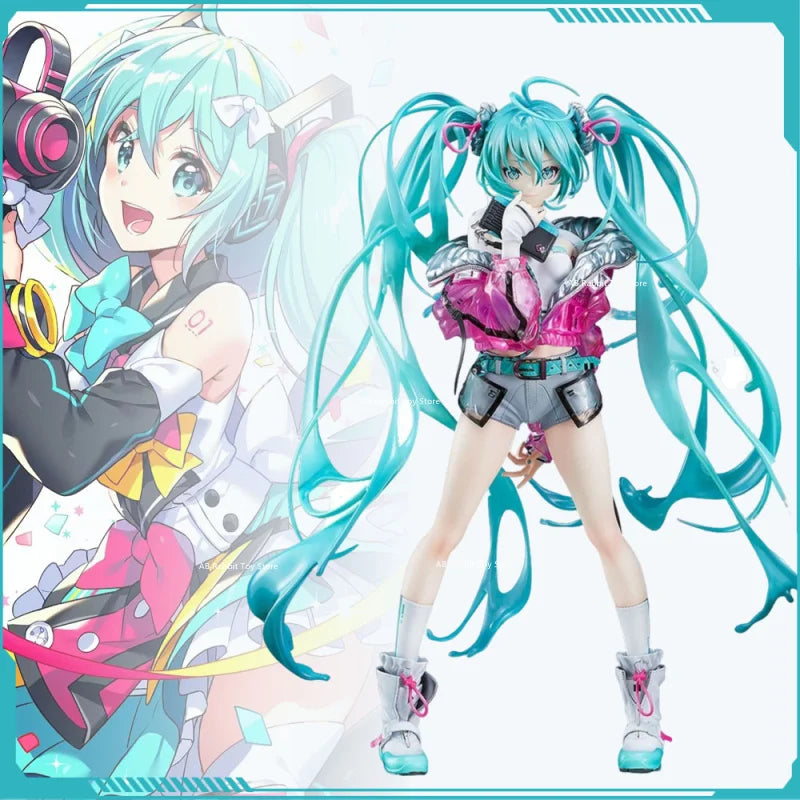 Hatsune Miku Anime Figure - Miku Yoneyama Mai Action Figurine Kawaii Doll Collectible Model Toy for Desk Decoration Gift