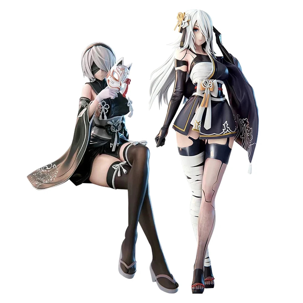 Nier Anime A2 figure 2B Yorha No.2 Type B action Figure 2B Figurine Kimono Style Model statue Collection Ornament cartoon Gifts